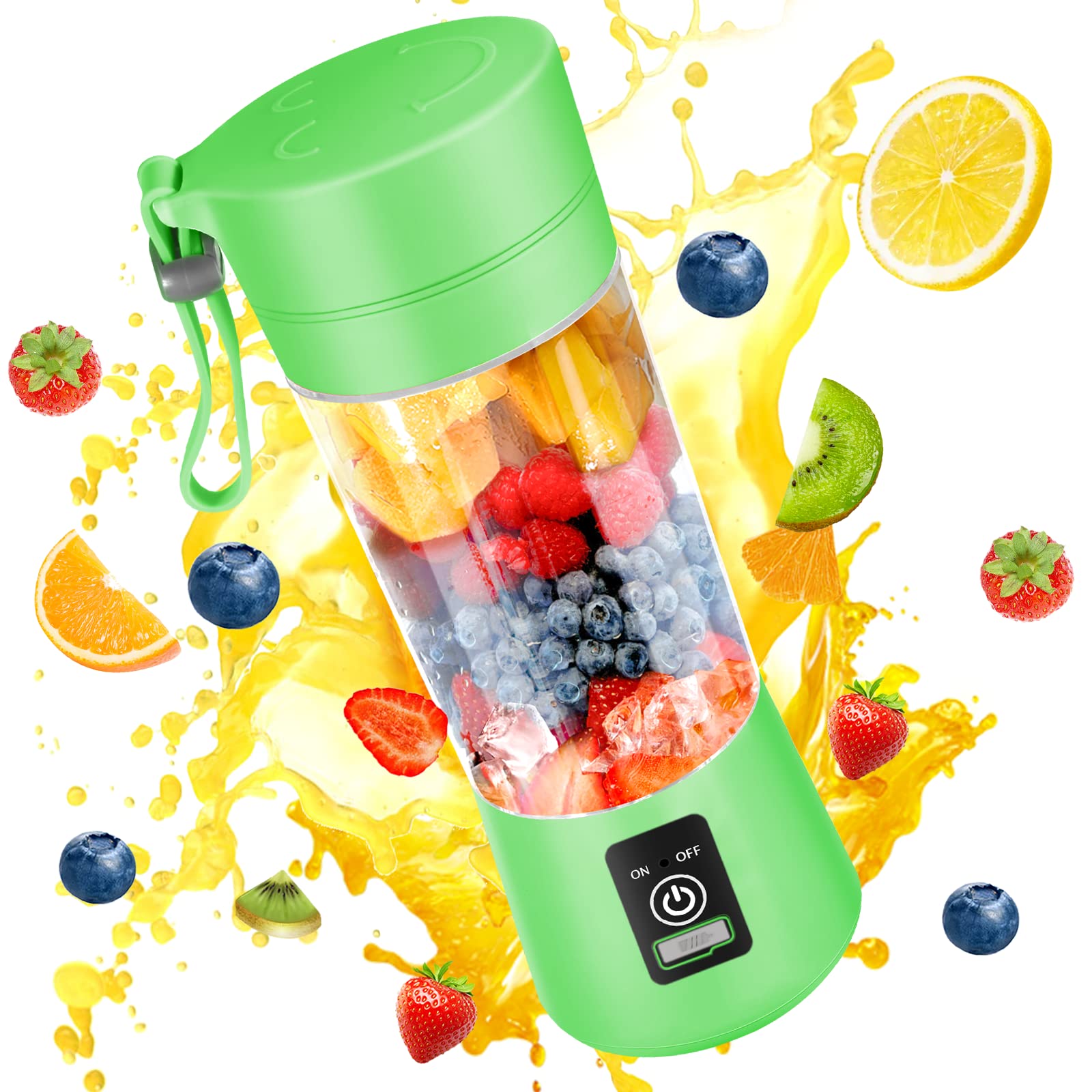 Portable Blender Usb Rechargeable - Pembuat Jus Elektrik Mini Portabel 380Ml