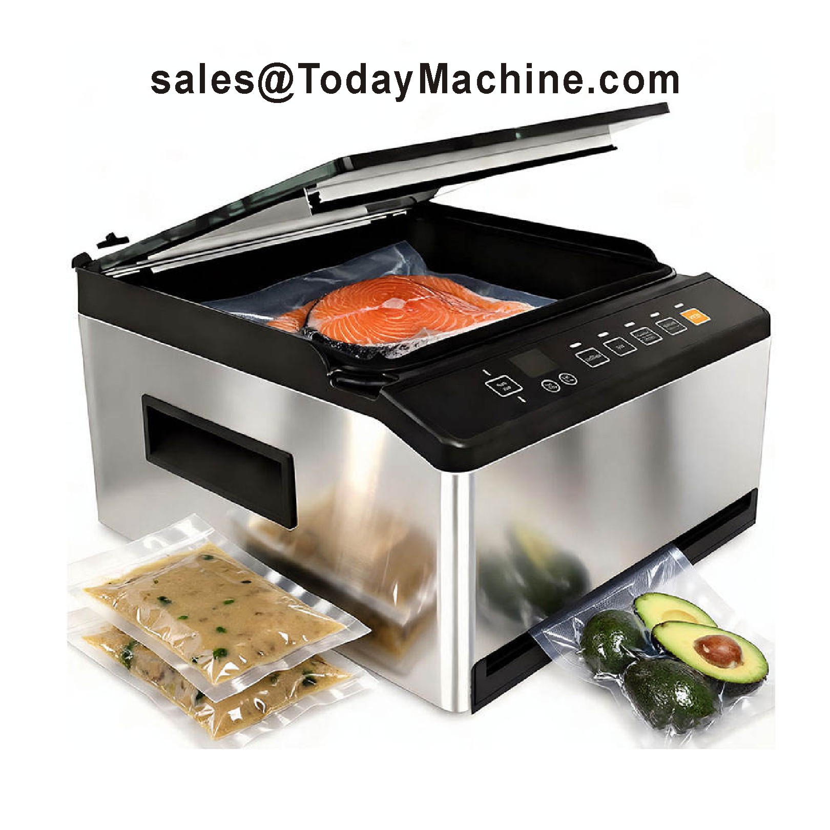 Food Vacuum Sealer Machine - Mesin Penyegel Vakum Komersial DZ-260 untuk