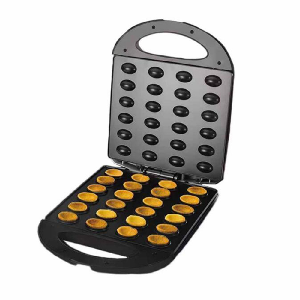 Mini Waffle Maker Machine - Mesin Pembuat Kue Kenari Stainless Steel