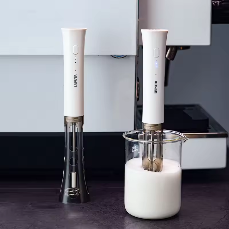 Electric Milk Frother Handheld - Alat Pembuat Buih Susu Elektrik, Model