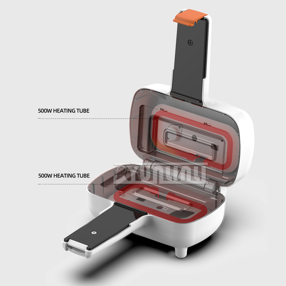 Mesin pemanggang roti Mini, pe - Mini Waffle Maker Machine ulasan dan harga