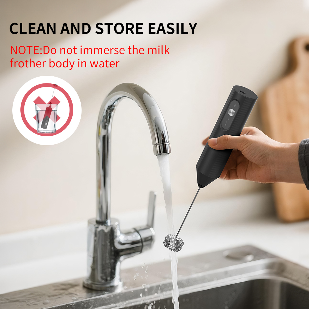 Pengocok Susu Elektrik USB Mul - Electric Milk Frother Handheld ulasan dan harga