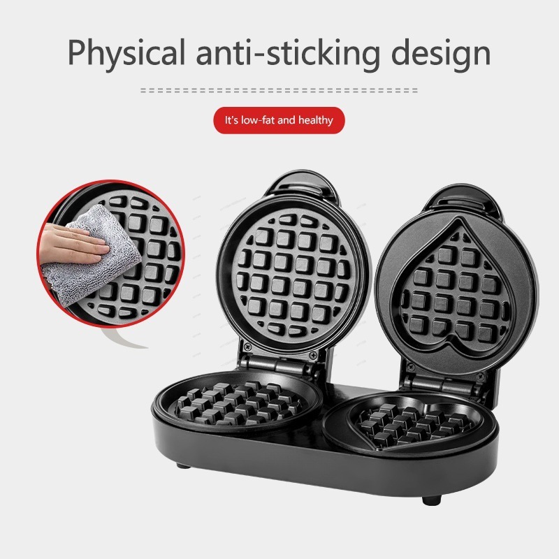 Pembuat Waffle Pelat Ganda 110 - Mini Waffle Maker Machine ulasan dan harga