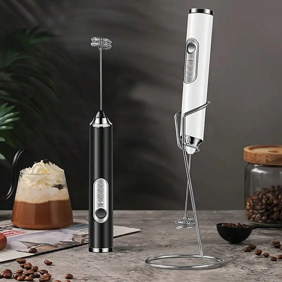 1 Paket Mixer Elektrik Genggam - Electric Milk Frother Handheld ulasan dan harga