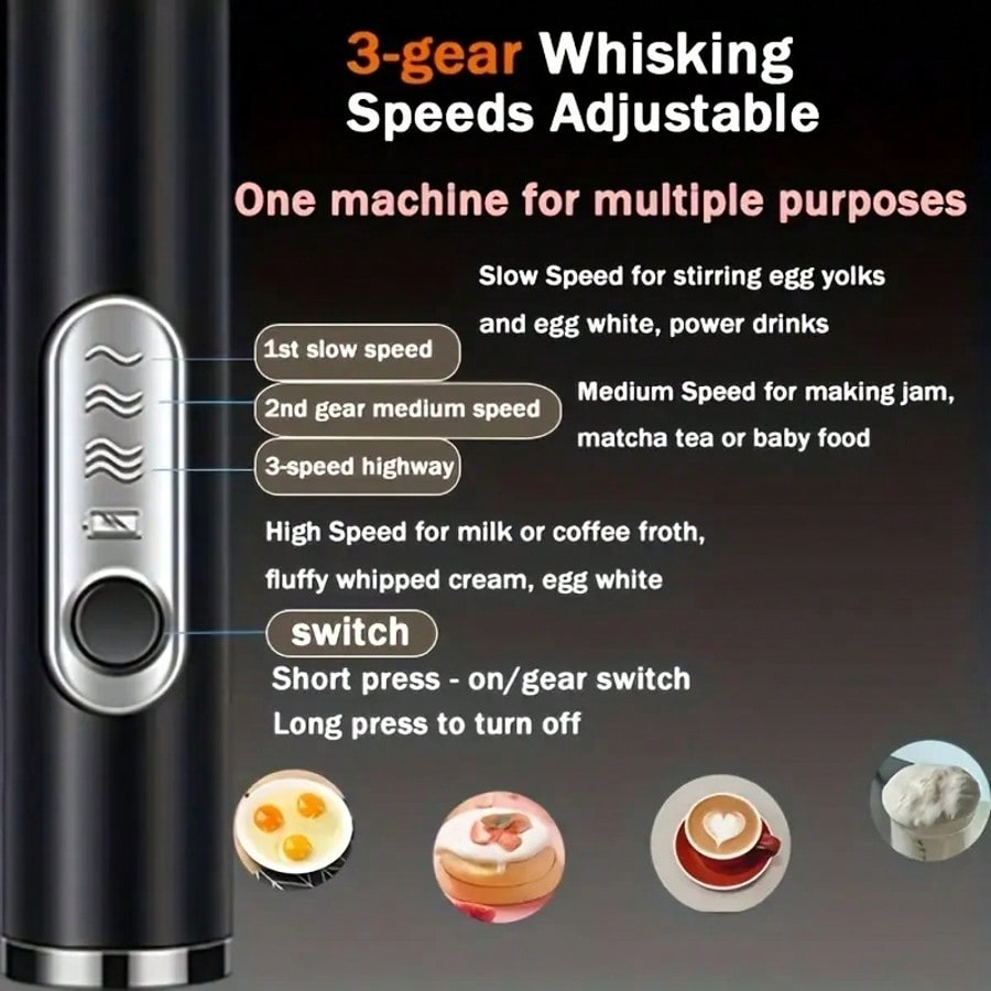 1 Paket Mixer Elektrik Genggam - Electric Milk Frother Handheld ulasan dan harga