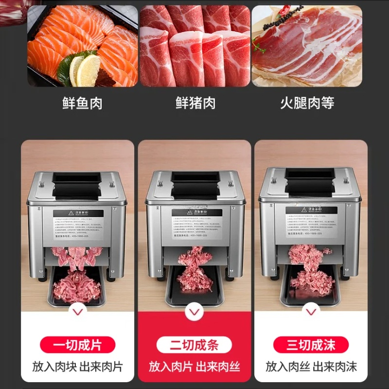 Mesin Pengiris Daging Elektrik - Automatic Meat Slicer Home ulasan dan harga