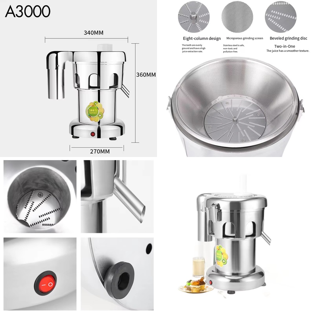 Mesin Jus Cold Press Komersial - Electric Slow Juicer Cold Press ulasan dan harga