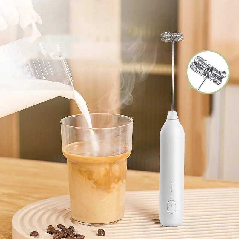 Alat Pengocok Susu Kopi Elektr - Electric Milk Frother Handheld ulasan dan harga