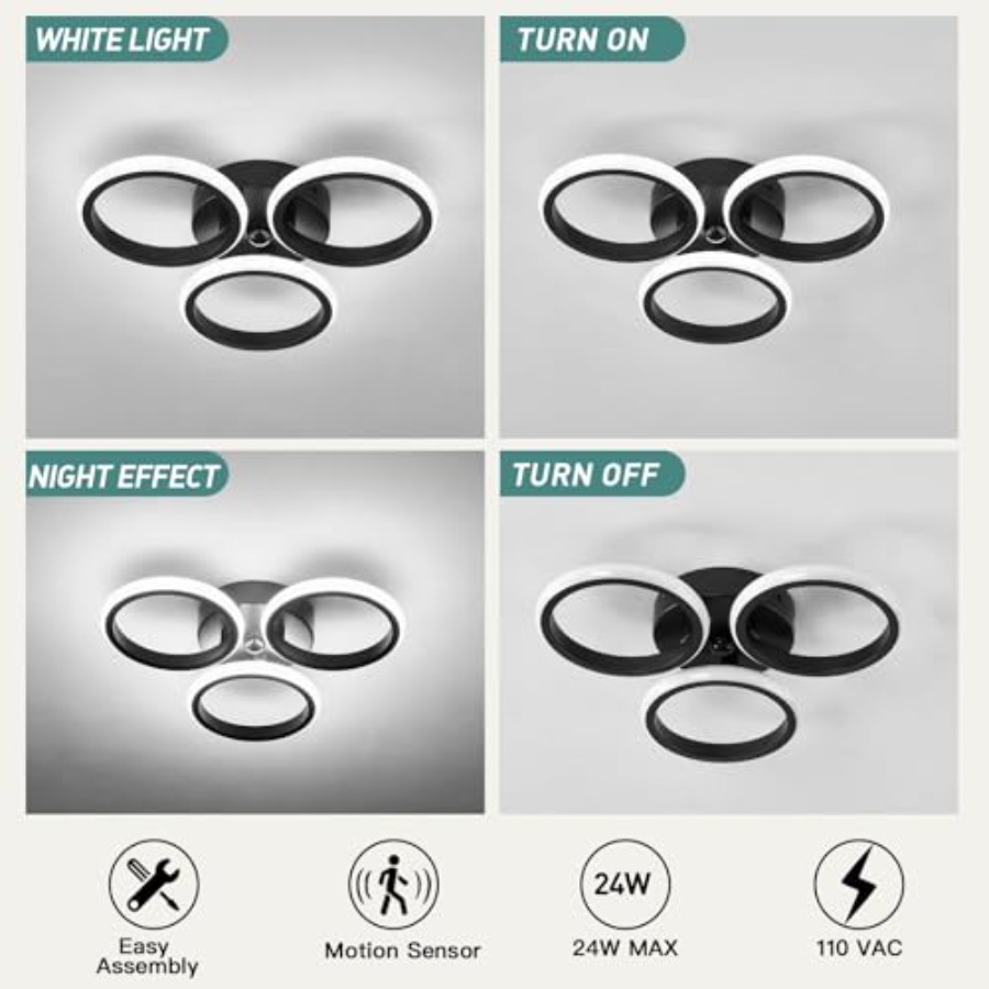 Lampu LED Indoor 24w Semi Flus - Laundry ulasan dan harga